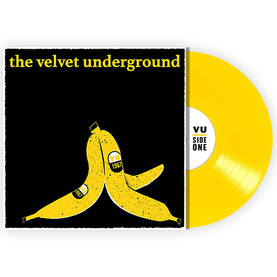 Velvet Underground - VU vinyl mock up editorial editorial illustration illustration james olstein james olstein illustration packaging design record record cover design texture typography velvet underground vinyl vu