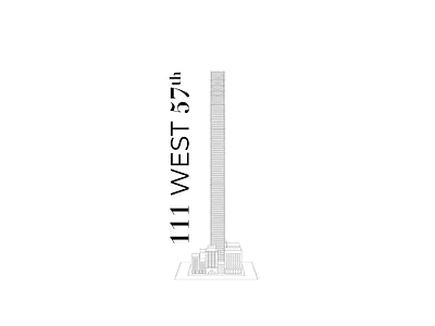 111 W57th Street, NYC Billionaires' Row Tower Animation animation branding design graphic design luxury motion design motion graphics real estate vector