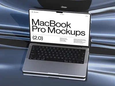 MacBook Pro Mockups vol. 2 3d desktop figma layout macbook mockup presentation typography ui