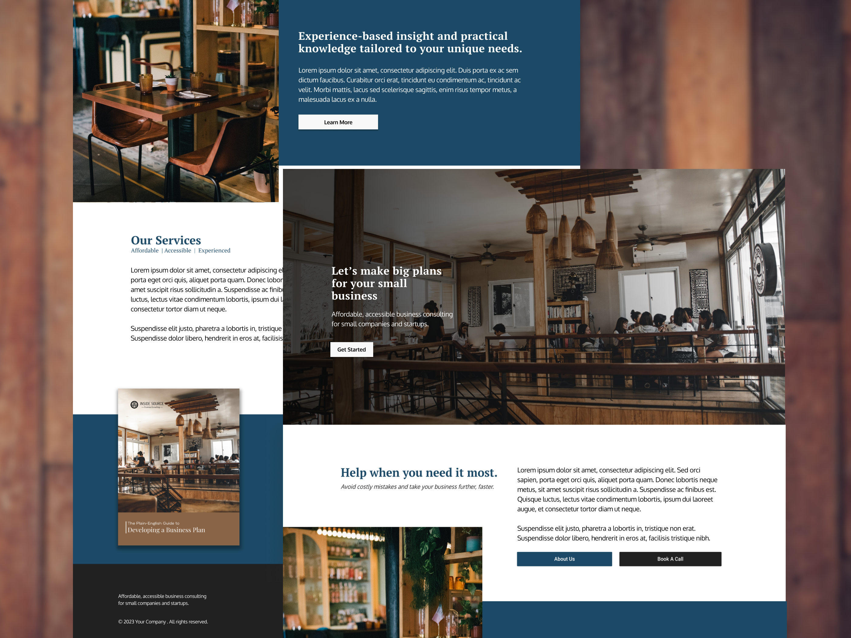 Business Consulting Webpage Study branding business coaching consulting ecommerce elementor entrepreneurship graphic design shipping small business ux web design wordpress