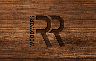 RR Woodwork Logo branding branding design graphic design logo logo design