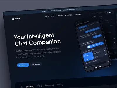 AI Chat Application Concept ai ai assistant ai chat app design application artificial artificial intelligence chat chatbot chatgpt concept gpt management mobile app mobile design ui user experience ux web design website
