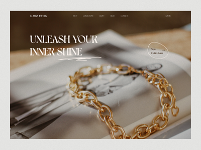 Lumina Jewels. - Jewelry Website art branding design homepage icon jewellery jewerly landing logo magazine minimal mobile page ring rings shop ui ukraine ux vector