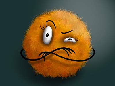 Jumpy orange ball branding design graphic design illustration vector