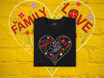 Typography/Family T-shirt Design apreal artist branding design family love father day graphic design illustration logo love mom mommy mothers day new t shirt new tee new tees t shirt design typography ui vintage