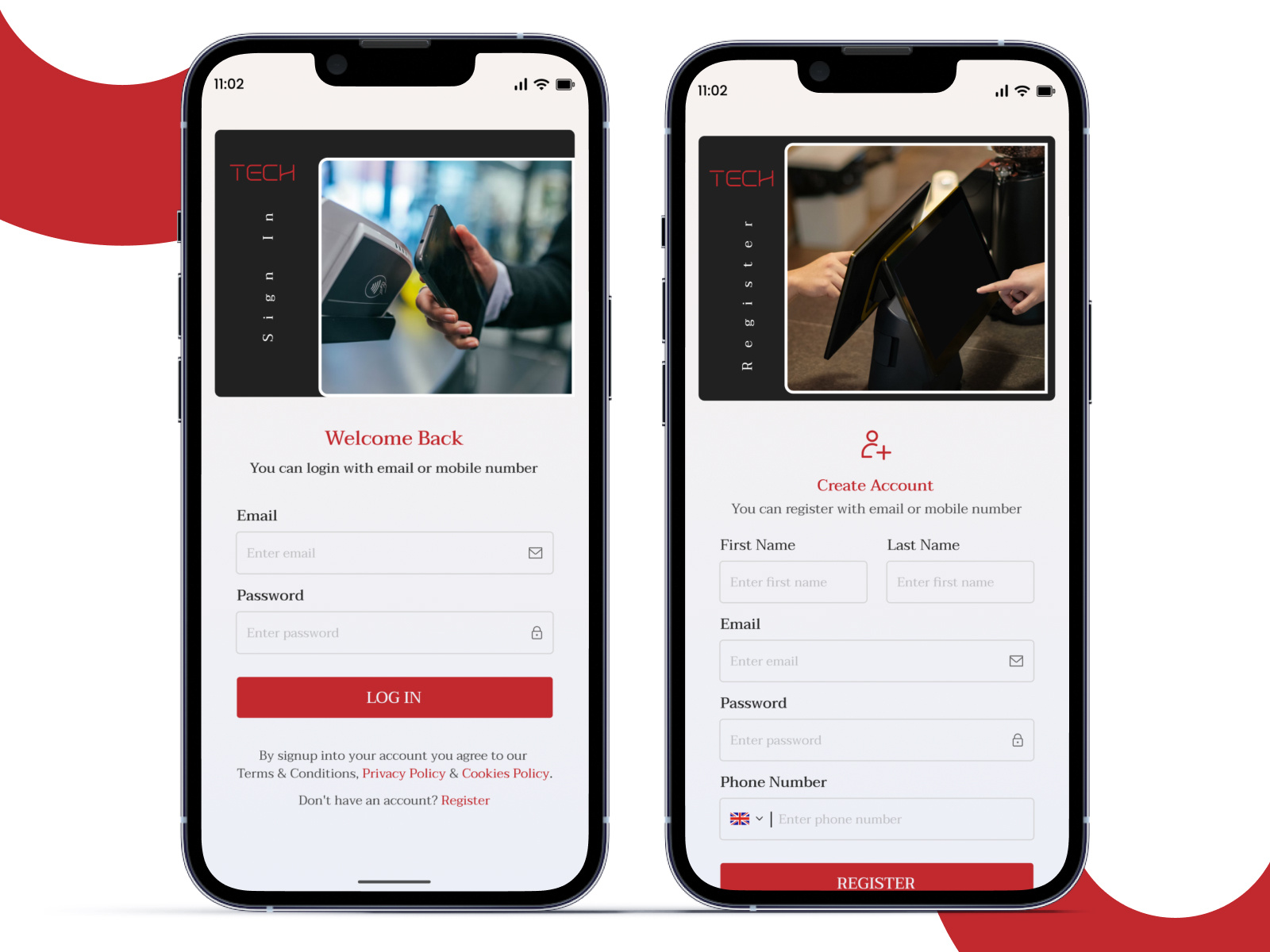 SIGN IN SIGN UP PAGE DESIGN intelligence overview