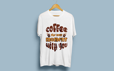 Coffee T-shirt design branding design graphic design print t shirt t shirt design template