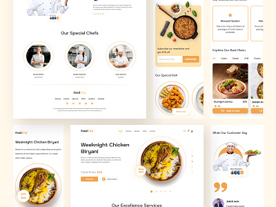 Website design: Restaurant website branding design landing page design ui uiu ux web design web ui