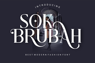 Sok Brubah Font beauty branding design fashion font graphic design handwritten illustration logo spa vector