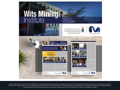 WITS Mining Insitute branding design graphic design illustration logo typography vector