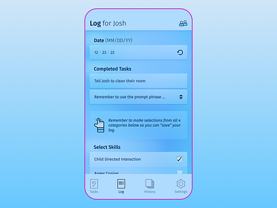 "PMT Helper / log" android appredesign design figma healthcareapp icondesign icons mobile mobiledesign ui uidesign