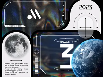 Nuggets project branding graphic design