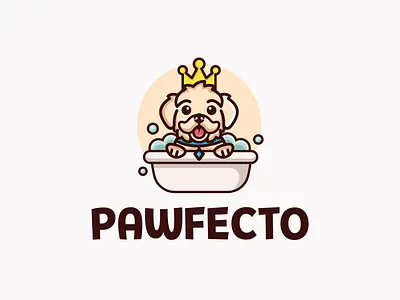 Pawfecto animals design branding combination logo combination mark cute animal design dog design dog logo dog lovers fun design illustration logo logodesigner logodesigns logos mascot logo pet design pets playful design royalty design