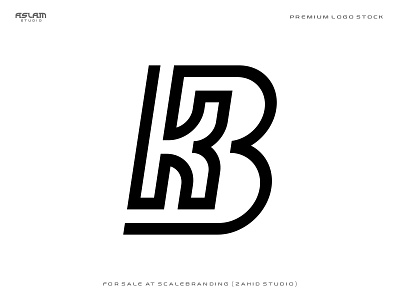 Letters KB Logo 3d animation app art branding design illustration logo ui vector