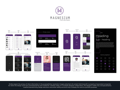 Magnesium Technology - Engage Business Connect app branding design graphic design illustration logo typography ui ux vector