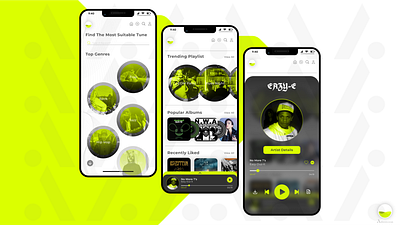 AudioBloom 2 app application design mobile music ui userinterface