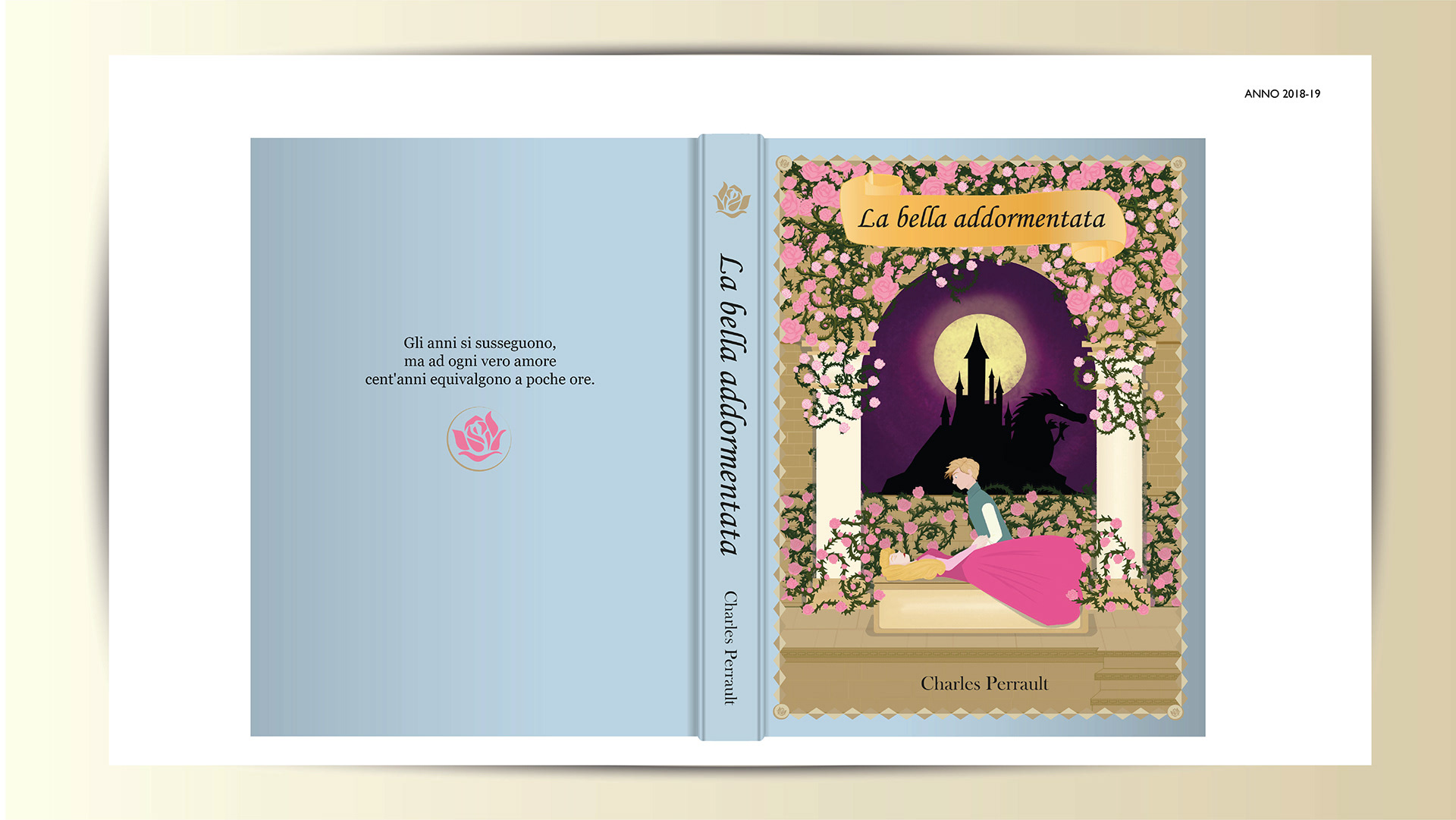Cover Book Sleeping Beauty cartoon drawing character cover book draving drawing graphic design illustration sketching vector