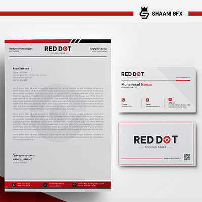 Letterhead + Businesscard Design for Reddot Technologies