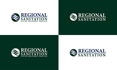 Regional Sanitation Logo app branding design graphic design illustration logo logo design sanitation logo typography ui ux vector