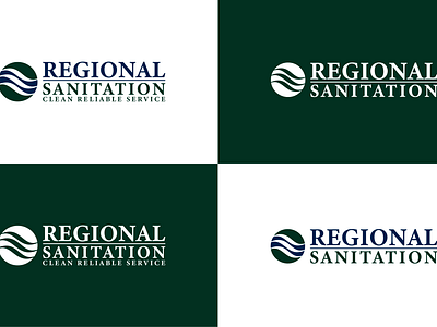 Regional Sanitation Logo app branding design graphic design illustration logo logo design sanitation logo typography ui ux vector