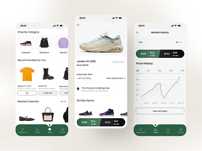 📱Clean and Modern E-commerce App design ecommerce minimal minimal ui online shop shop ui ux