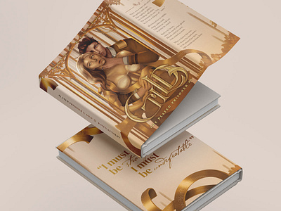 Plated Prisoner 1: Gild Dust Jacket Design book cover book cover design book design character design cover design digital art digital illustration dust jacket dust jacket design hardcover book hardcover book design lettering typography