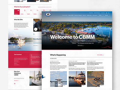Nonprofit Website Design - Chesapeake Bay Maritime Museum branding charity design graphic design non profit non profit nonprofit ui web design webdesign