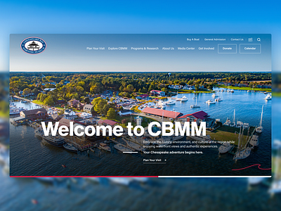 Nonprofit Website Design - Chesapeake Bay Maritime Museum boat branding charity charity website design chesapeake community design graphic design maritime museum non profit non profit nonprofit nonprofit web design nonprofit website nonprofit website design ui web design webdesign website design