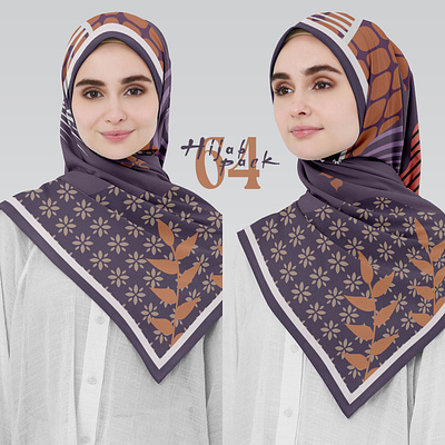 Hijab Mockup Pack 64 apparel clothes design download fabric fashion female girl hijab mockup model muslim psd scarf shawl template textile woman