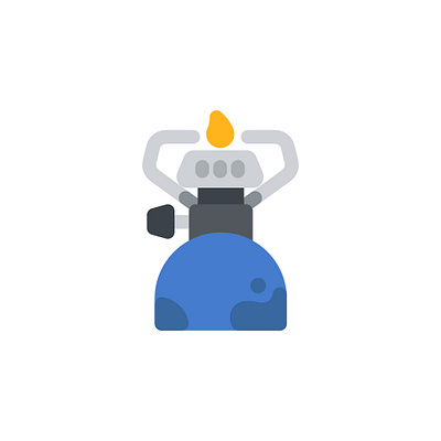 Day 002. A camping stove camping camping stove camping tools daily daily illustration flat design icon icon design illustration stove tools ui ux vector