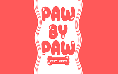 Paw by Paw logo mock up design graphic design logo