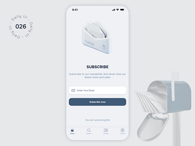 Daily UI Challenge - Day 26: Subscribe daily ui 26 dailyui day26 design subscribe ui ux
