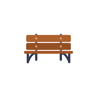 Day 007. A bench bench daily daily icon daily illustration design flat design icon icon design illustration minimalist ui ux vector