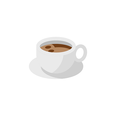 Day 010. A cup of coffee coffee cup of coffee daily daily illustration design flat design icon illustration ui ux vector