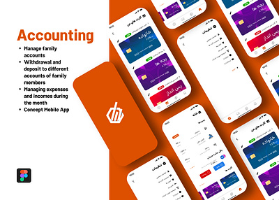 Accounting Concept Mobile App ui