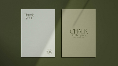 Brand Identity Design for Chalk in The Park Cafe artisan food logo brand collateral brand identity branding cafe branding cafeteria logo coffeee shop branding colateral design graphic design logo restaurant branding restaurant logo