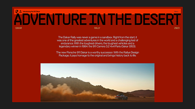 Porsche 911 – Dakar (2) design productdesign ui webdesign