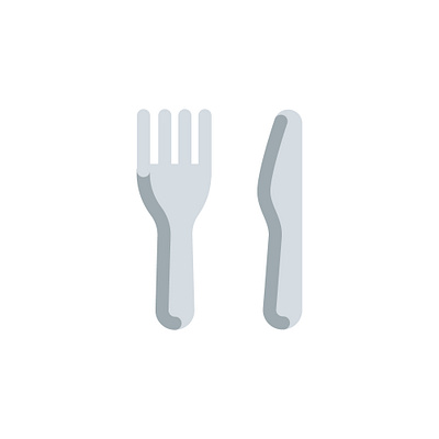 Day 014. A fork and knife daily daily illustration design flat design fork icon icon design illustration knife minimalist ui ux vector