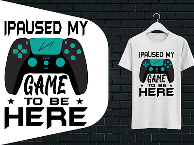 Gaming T-shirt Design. branding gamer lifestyle gaming apparel gaming fashion graphic design logo