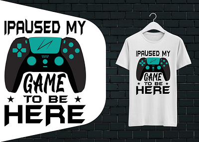Gaming T-shirt Design. branding gamer lifestyle gaming apparel gaming fashion graphic design logo