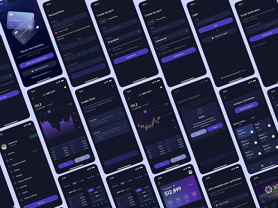 Crypto app design app choose coin crypto data design gpt graphic graphic design homepage login logo page profile purple sign sign in ui ux vector
