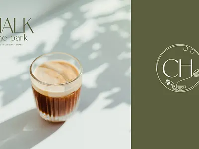 Brand Identity Design - Cafe brand identity branding cafe logo chalk in the park coffeee shop logo design eco graphic design illustration logo