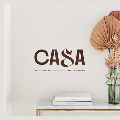 Casa Home Decor branding casa graphic design home decor interior design logo