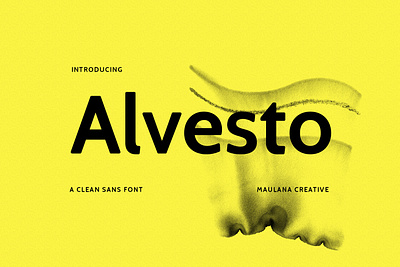 Alvesto Sans Font animation branding font fonts graphic design logo maulana creative nostalgic sans font sans serif