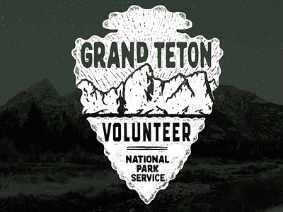 Grand Teton Volunteer Illustration design drawing graphic design illustration illustrator