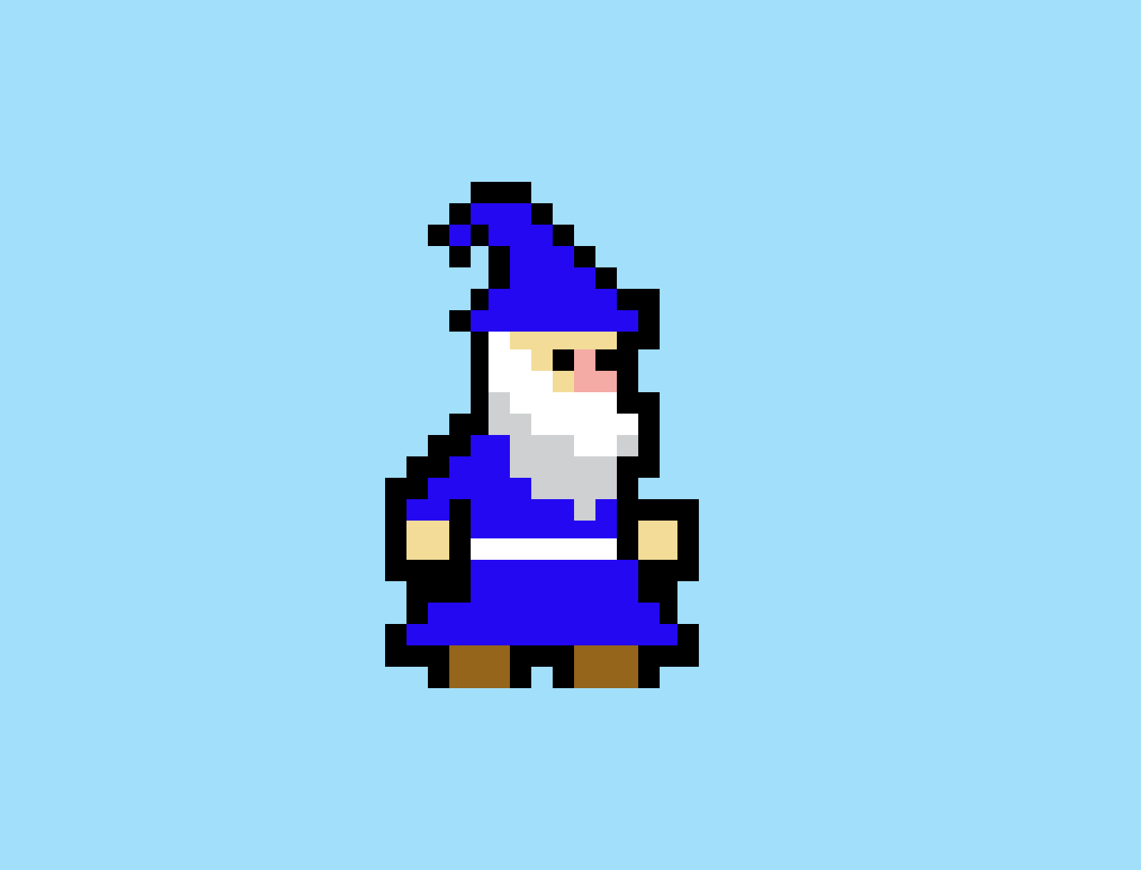 Wizard Sprite Animation 16 bit animated animation art asset character frame game magic pixel retro sprite video game wizard