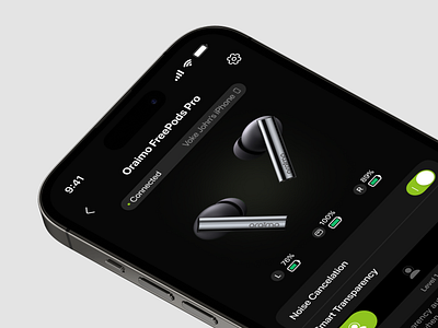 EarPods Controller app design figma mobile app ui ui design