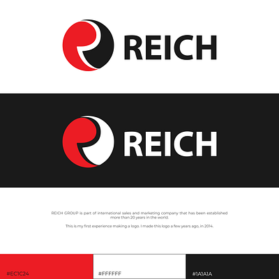 Reich Group Logo brand identity branding company logo corporate logo design graphic design illustration letter l logo letter r letter r logo logo logo inspirations logos r logo vector yinyang yinyang logo