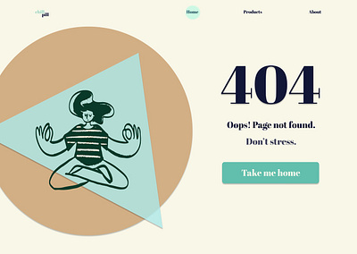 404 Error Page branding graphic design logo typography ui design