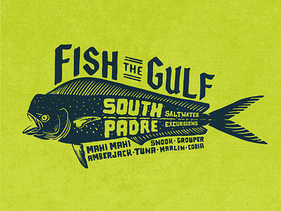 Fish the Gulf Logo brand design branding design graphic design logo logo design